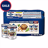 Blue Buffalo Blue's Stew Natural, Hearty Beef and Country Chicken Wet Dog Food Variety Pack
