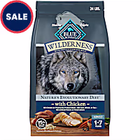 Blue Buffalo Wilderness Natural High-Protein Chicken Recipe Dry Food for Adult Dogs