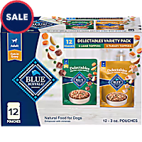 Blue Buffalo Blue Delectables Natural Lamb & Turkey Dinner Topper Variety Pack Wet Dog Food