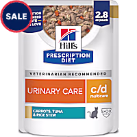 Hill's Prescription Diet c/d Multicare Feline Vegetable, Tuna & Rice Stew Wet Cat Food