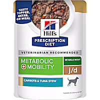 Hill's Prescription Diet Metabolic +j/d Carrot & Tuna Stew Wet Dog Food