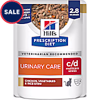 Hill's Prescription Diet c/d Multicare Stress Feline Chicken, Vegetables and Rice Stew Wet Cat Food