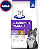 Hill's Prescription Diet Brain Care + j/d Joint Care with Salmon Dry Cat Food