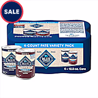 Blue Buffalo Homestyle Beef and Chicken Dinner Recipe Senior Wet Dog Food Variety Pack