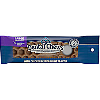 Blue Buffalo Daily Dental Care Treats Natural Ingredients Chicken & Spearmint Dental Chews for Dogs