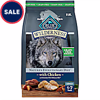 Blue Buffalo Wilderness with Real Chicken, Grain-Free, Natural Ingredients, Chicken Adult High-Protein Dry Dog Food