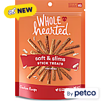 WholeHearted Grain Free Soft and Chewy Chicken Recipe Dog Treat Sticks