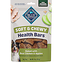 Blue Buffalo Soft & Chewy Health Bars Baked with Real Chicken & Apples Natural Dog Treats
