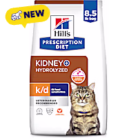 Hill's Prescription Diet k/d + z/d Hydrolyzed Chicken Flavor Dry Cat Food