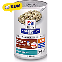 Hill's Prescription Diet k/d + Derm Complete Rice & Egg Entree Wet Dog Food
