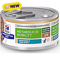 Hill's Prescription Diet Metabolic Weight + j/d Vegetable & Tuna Stew Cat Food