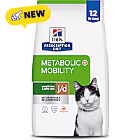 Hill's Prescription Diet Metabolic Weight + j/d Chicken Flavor Dry Cat Food