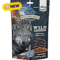 Blue Buffalo Wilderness Topper, Chicken Recipe Trail Toppers Wild Tenders, 30g High Protein Natural Dog Food