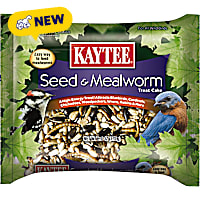 Kaytee Wild Bird Seed & Mealworm Treat Cake
