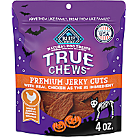 Blue Buffalo True Chews Chicken, Single Animal Protein Source, Premium Jerky Cuts Seasonal Halloween Dog Treats