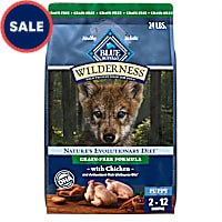 Blue Buffalo Wilderness High-Protein with Real Chicken Grain-Free, Natural Ingredients, Chicken for Puppy Dry Dog Food