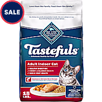 Blue Buffalo Blue Tastefuls Salmon & Brown Rice Recipe Natural Dry Food for Adult Indoor Cats