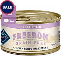 Blue Buffalo Freedom Natural Grain-Free Indoor Chicken Kitten Wet Food