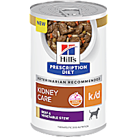 Hill's Prescription Diet k/d Kidney Care Beef & Vegetable Stew Canned Dog Food