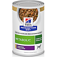 Hill's Prescription Diet Metabolic Weight Management Vegetable & Beef Stew Canned Dog Food