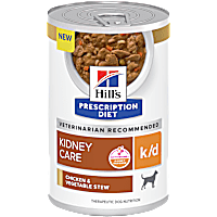 Hill's Prescription Diet k/d Kidney Care Chicken & Vegetable Stew Canned Dog Food