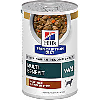 Hill's Prescription Diet w/d Multi-Benefit Vegetable & Chicken Stew Canned Dog Food