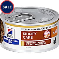Hill's Prescription Diet k/d Kidney Care Chicken & Vegetable Stew Canned Cat Food