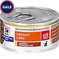 Hill's Prescription Diet c/d Multicare Stress Urinary Care Chicken & Vegetable Stew Canned Cat Food