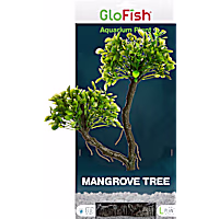 GloFish Mangrove Green Tree Plant Fluorescent Under Blue LED Light Aquarium Decor