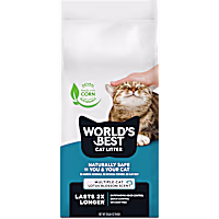 World's Best Cat Litter Lotus Blossom Scented Flushable Multi Corn Cat Litter