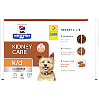 Hill's Prescription Diet k/d Kidney Care Starter Kit Variety Pack Dry Dog Food