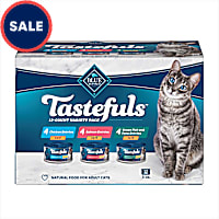 Blue Buffalo Blue Tastefuls Natural Adult  Entree Variety Pack Wet Cat Food