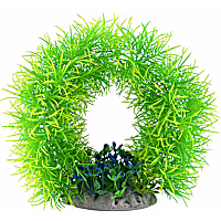 GloFish Green/Blue Arch Plant Fluorescent Under Blue LED Light Aquarium Decor