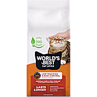World's Best Cat Litter Low Tracking & Dust Control Unscented Flushable Multi Cat Litter
