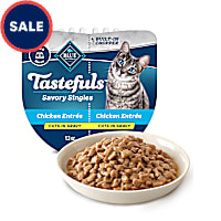 Blue Buffalo Tastefuls Savory Singles Chicken Entree Natural Wet Cat Food in Gravy