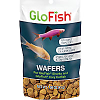 GloFish Wafers for Sharks and Cory Catfish Bottom-Feeding Fish Food