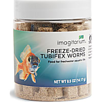 Imagitarium Freeze-Dried Tubifex Worms Food for Freshwater Aquatic Life