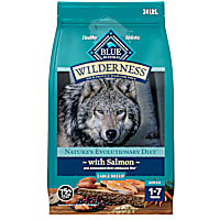 Blue Buffalo Wilderness Natural High Protein Plus Wholesome Grains, Salmon Adult Large Breed Dry Dog Food
