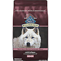 Blue Buffalo Wilderness Salmon Recipe High-Protein Natural Dry Food for Senior Dogs