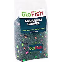 GloFish Black Multi-Color Lagoon Aquarium Gravel