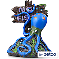 Imagitarium Aquatic Decor No Fishing Sign
