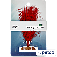 Imagitarium Feather Silk Plant Aquatic Decor