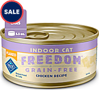 Blue Buffalo Freedom Natural Grain-Free, Flaked Chicken, Indoor Adult Wet Cat Food