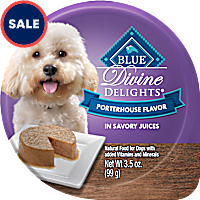 Blue Buffalo Blue Divine Delights Porterhouse Flavor In Savory Juices Wet Dog Food
