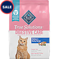 Blue Buffalo True Solutions Blissful Belly Digestive Care Chicken Natural Dry Food for Adult Cats