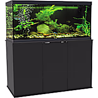 Aquatic Fundamentals Black 75/90 Gallon Wood Aquarium Stand