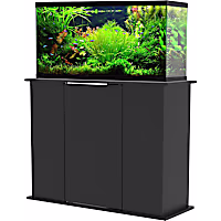 Aquatic Fundamentals Black 30/45 Gallon Wood Aquarium Stand