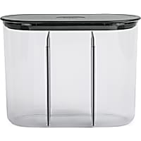 Reddy Black Divided Dog Treat Jar