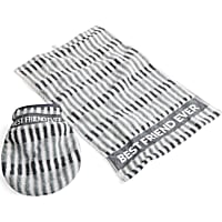 Reddy Blue Drool Mitt & Towel Set for Dogs