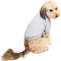 Reddy Quilted Crewneck Dog Sweater